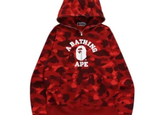 Red Bape Hoodie, Streetwear’s Timeless Symbol of Boldness